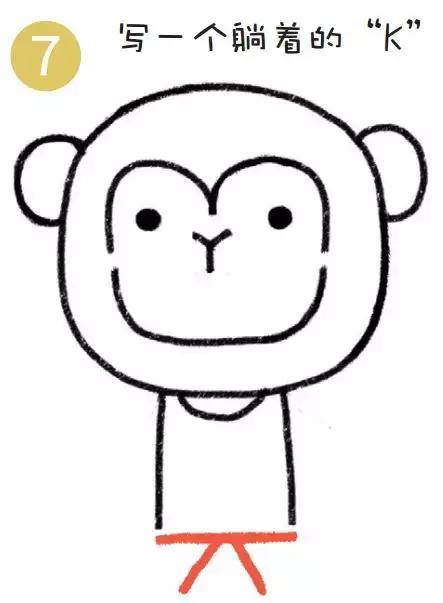 26个字母动物简笔画图片大全,用字母来画画简笔画