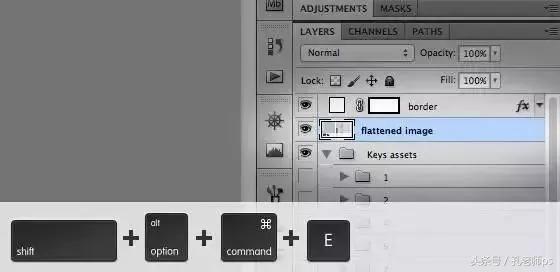 ps打开所有图层快捷键,ps最实用快捷键大全