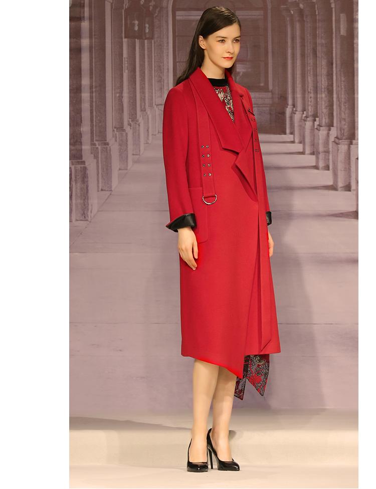 欧美风大衣秋冬款,欧美小众高定秋冬大衣