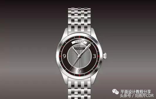 coreldraw表盘怎么制作,用coreldraw画手表