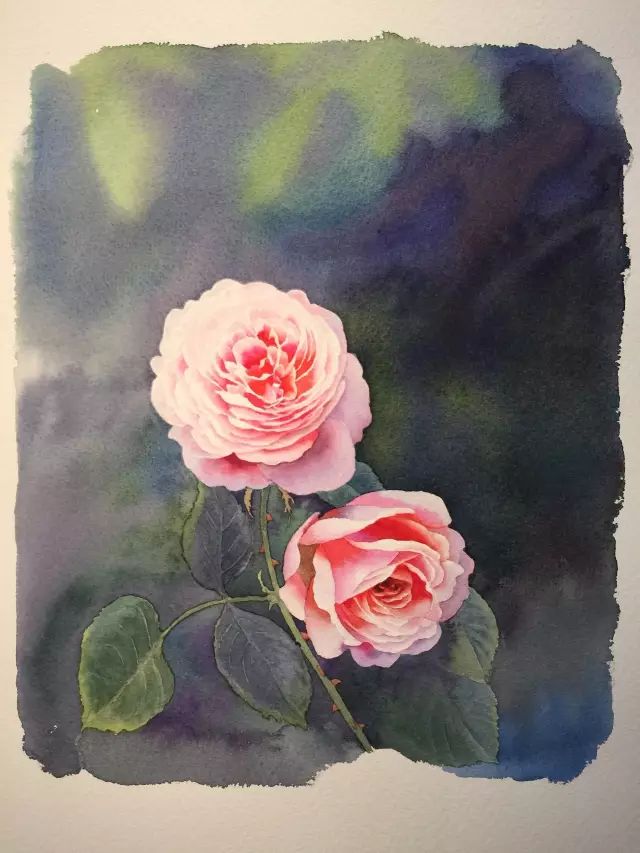 情人节用丙烯画画,情人节教我们画玫瑰