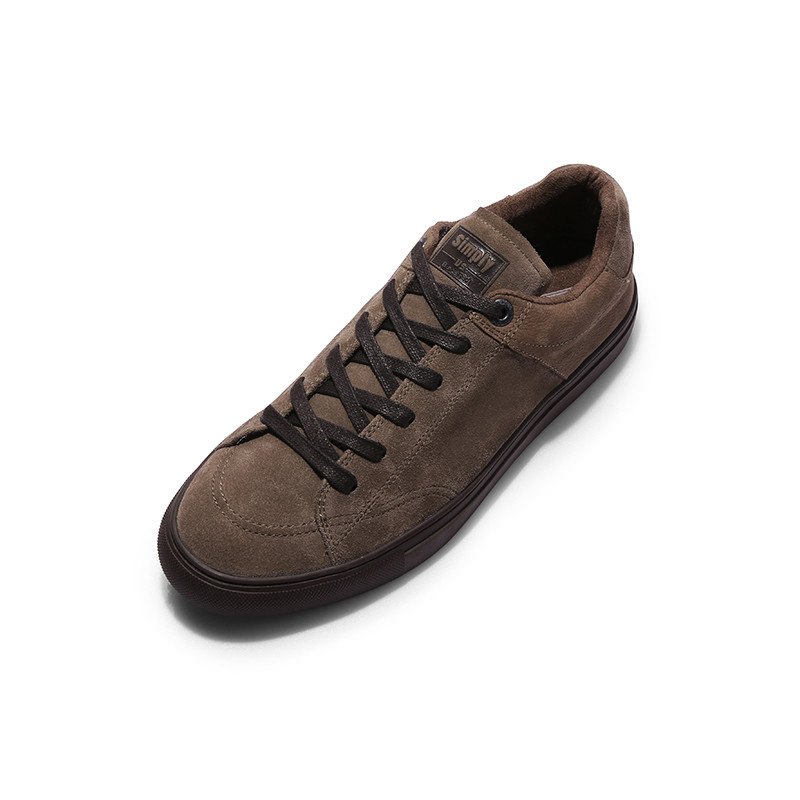 361男鞋纯色板鞋,休闲板鞋男款纯色透气