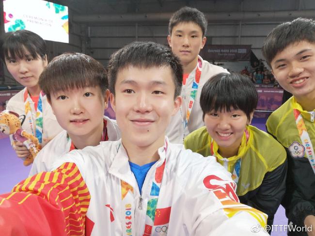 孙颖莎王楚钦夺得双打单冠军,孙颖莎王楚钦连续三年混双冠军