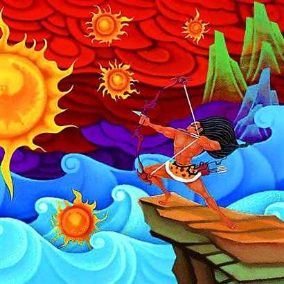 后羿射日采用了什么方法,后羿在射日过程中遇到哪些危险