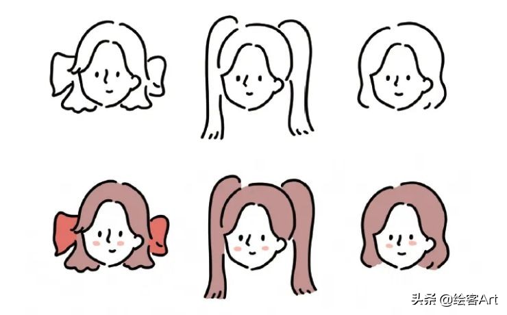 手绘画情侣头像ins高级质感,情侣头像双人ins高级质感手绘