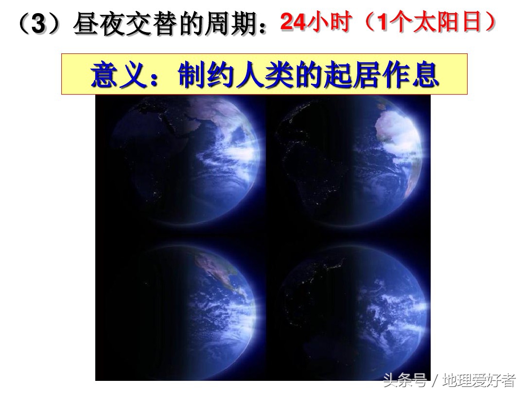 高考地理总复习——必修一第一章第三节地球的自转及其意义