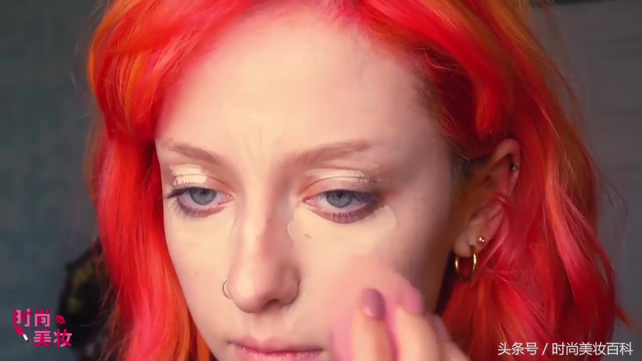 让妆容更精致的化妆技巧,圆脸单眼皮肿眼泡妆容欧美妆