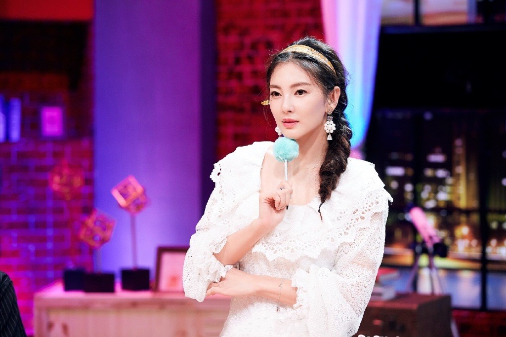 张雨绮甜美风绿色裙子,张雨绮同款粉色连衣裙