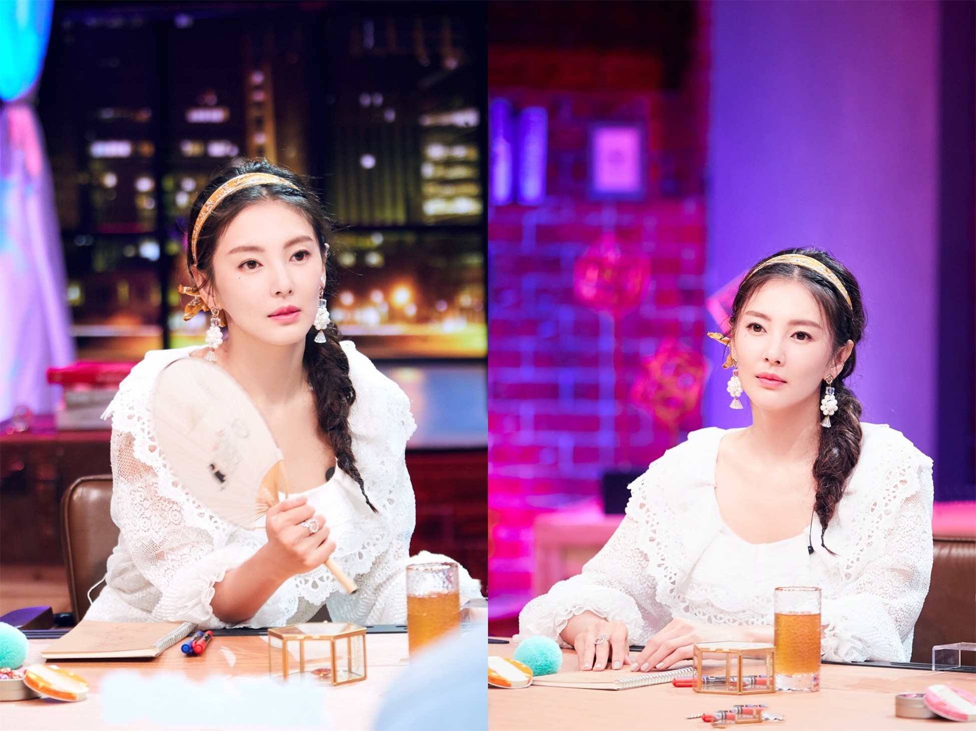 张雨绮甜美风绿色裙子,张雨绮同款粉色连衣裙