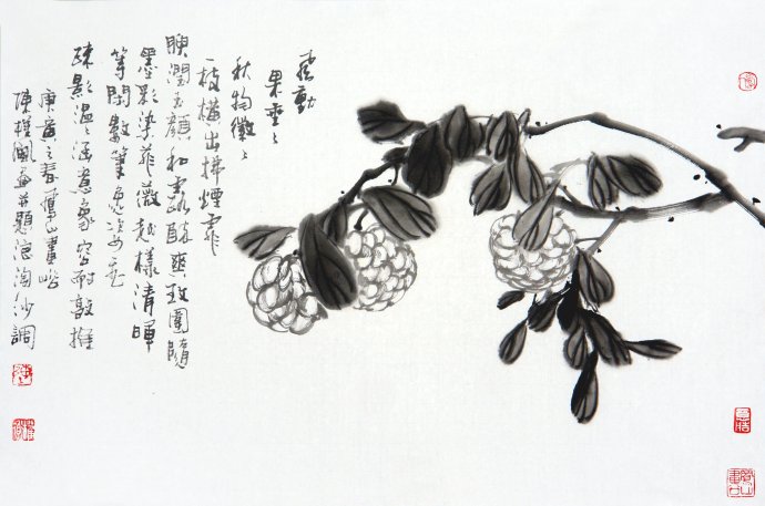 陈淳花鸟画高清作品欣赏,宋画花鸟画作品欣赏