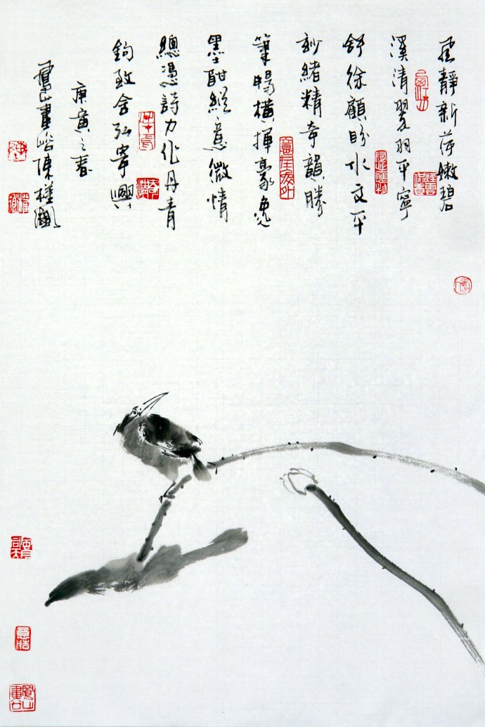 陈淳花鸟画高清作品欣赏,宋画花鸟画作品欣赏