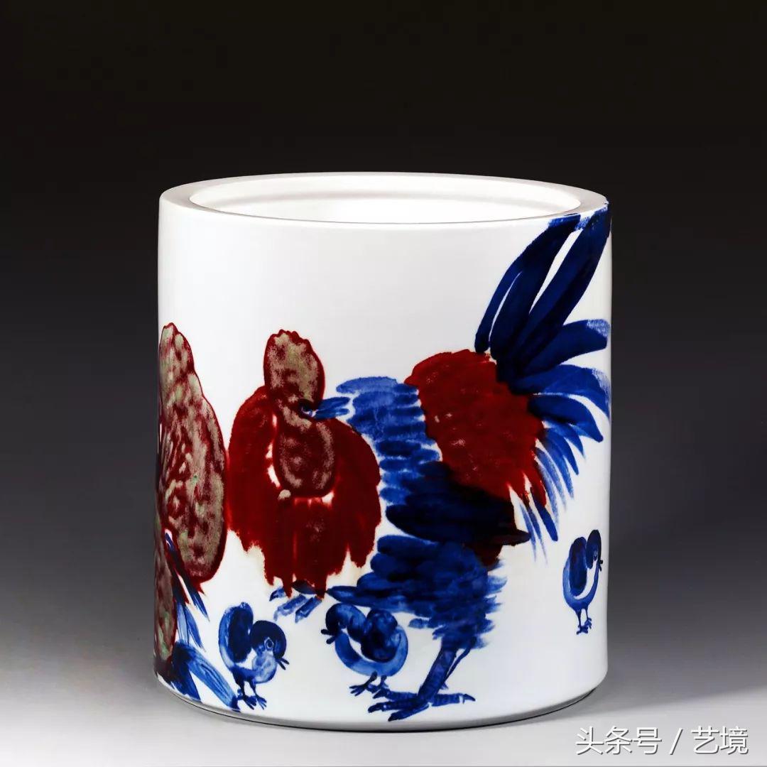 古涧一枝梅原文,梅兰竹菊手绘釉上彩瓷板画