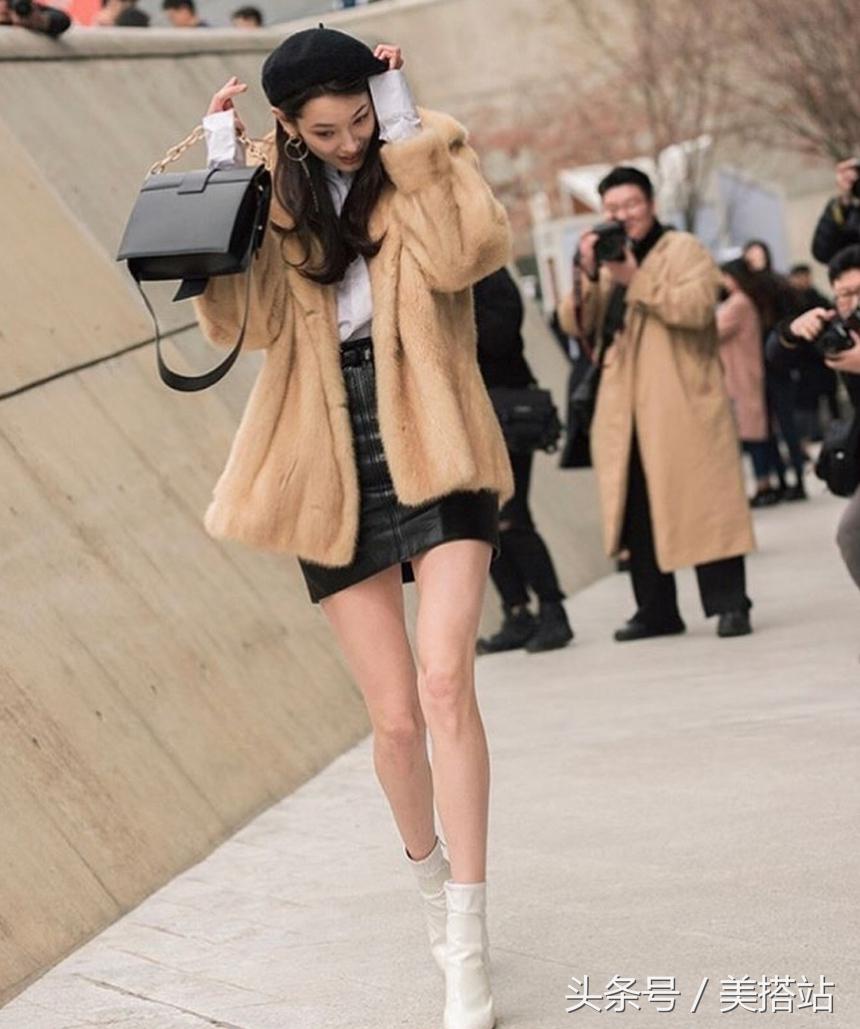 韩国街拍穿搭走秀 (2019首尔时装周街拍模特)