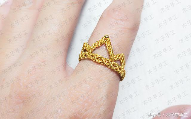 皇冠锆石戒指的戴法图片,皇冠戒指编织方法视频