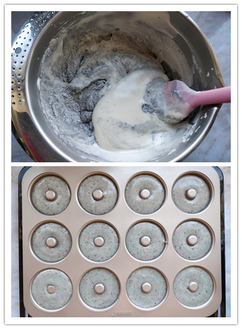 龙猫甜甜圈面包,柏翠5040烤箱