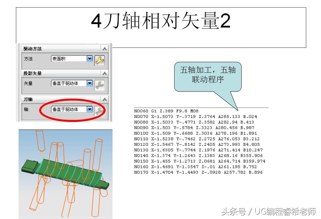 ug如何快速学会4.5轴编程,ug数控编程设计授课笔记