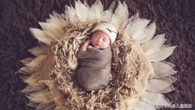 新生儿满月照摄影作品,新生儿满月照模板