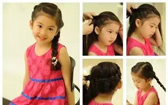 扎辫子教程女孩自己扎,扎辫子教程女孩