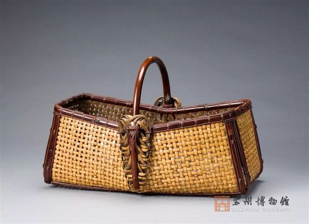 刘嘉玲竹编篮子,刘嘉玲收藏的竹编