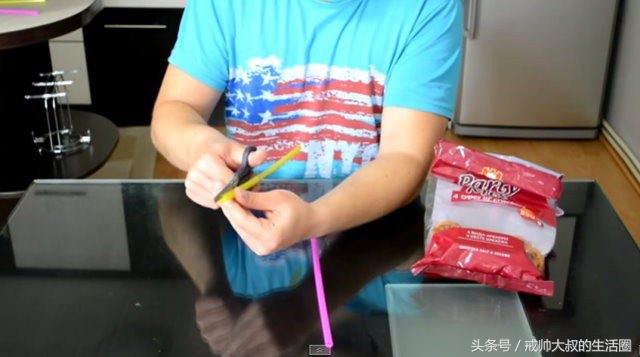 用吸管做封口夹一根就够了,自制封口夹用吸管