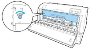 nx-500针式打印机更换色带教程,平推票据打印机怎么换色带