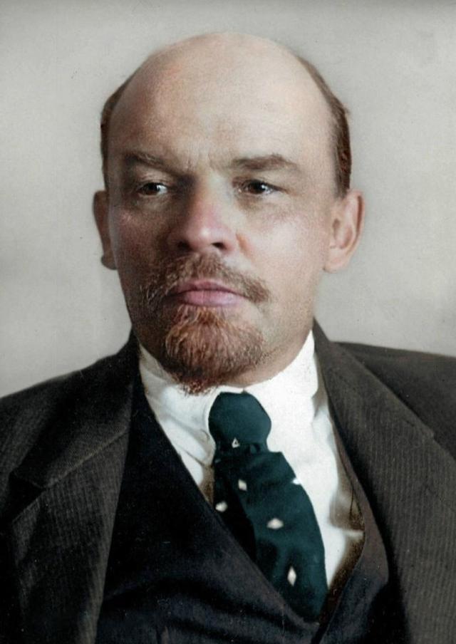 列宁画像和简介的图片,列宁150年老照片