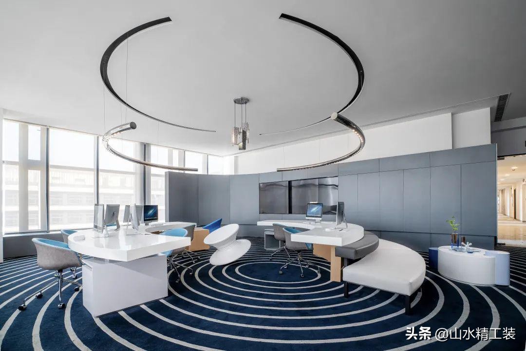 中国十大公装设计「山水精工装」丨赋予自然情绪的办公样板间