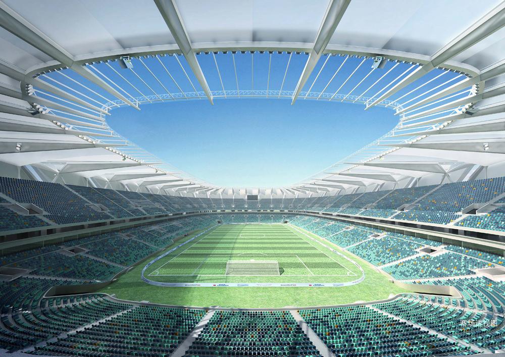 中国第一个三面环海亚洲杯足球场,亚洲杯苏州足球场