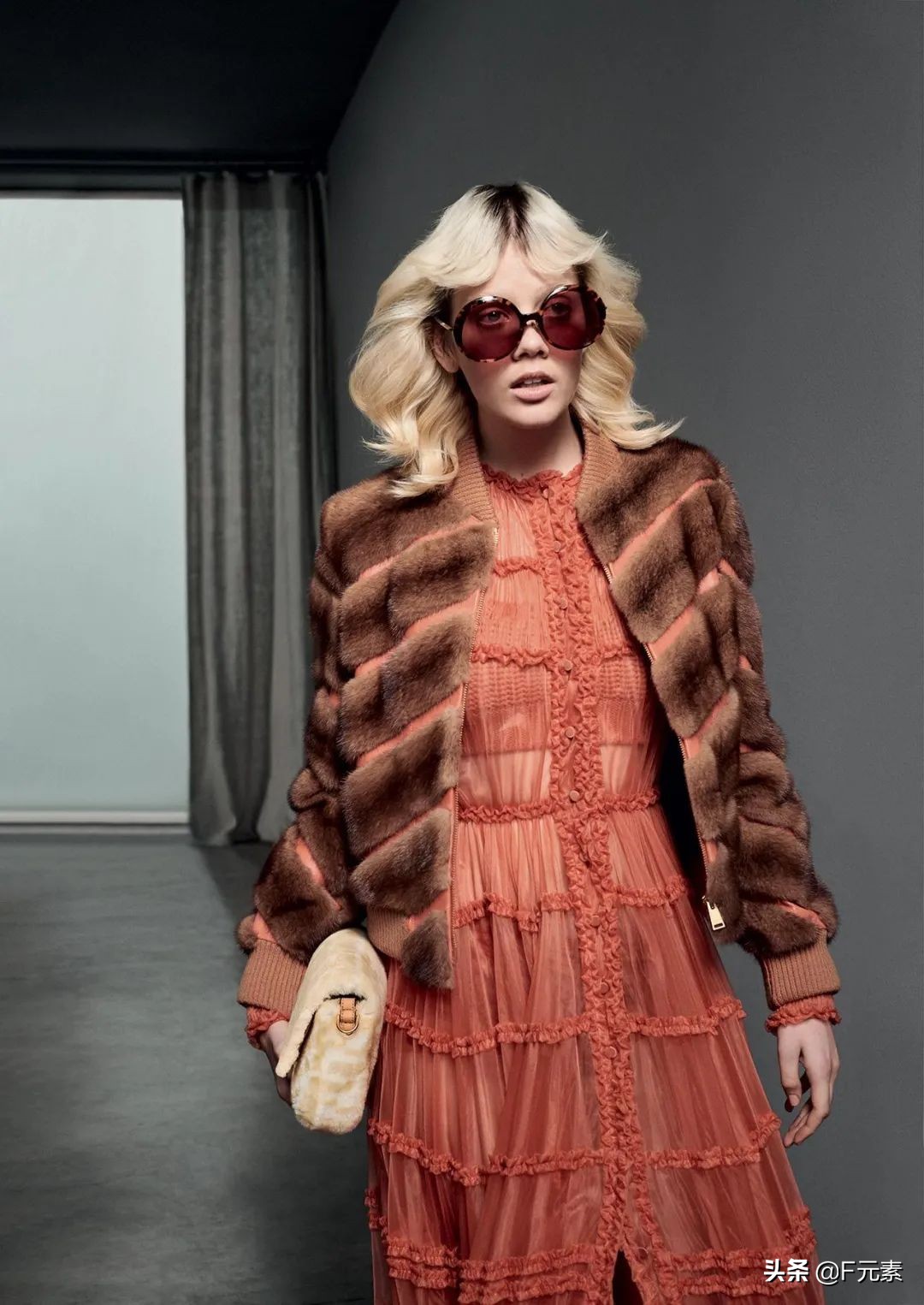 fendi皮草,用皮草记录时代fendi2020秋冬发布