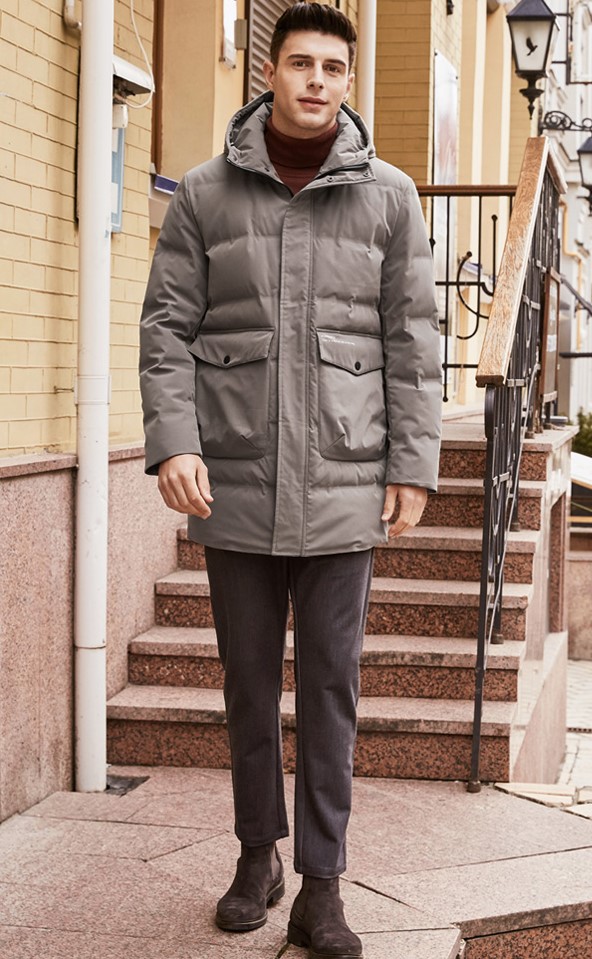 中年男人冬季怎么穿既保暖又时尚,秋冬季中年男士羽绒服搭配