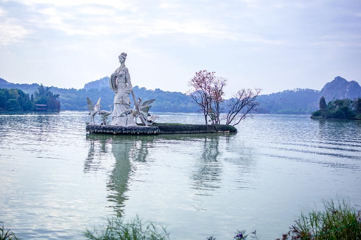 星湖冬日燃情，比落羽杉还要红的是什么？#我和湿地有个约会#