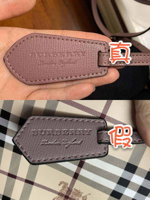 巴宝莉水桶包真假鉴定图解,巴宝莉双肩包真假鉴别图片大全