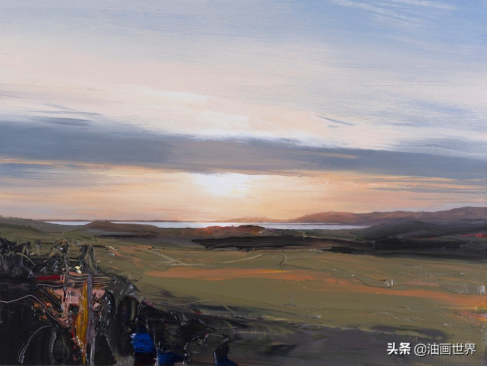 美国画家大峡谷古典风景油画,美国油画家埃里克瓦列斯的风景画