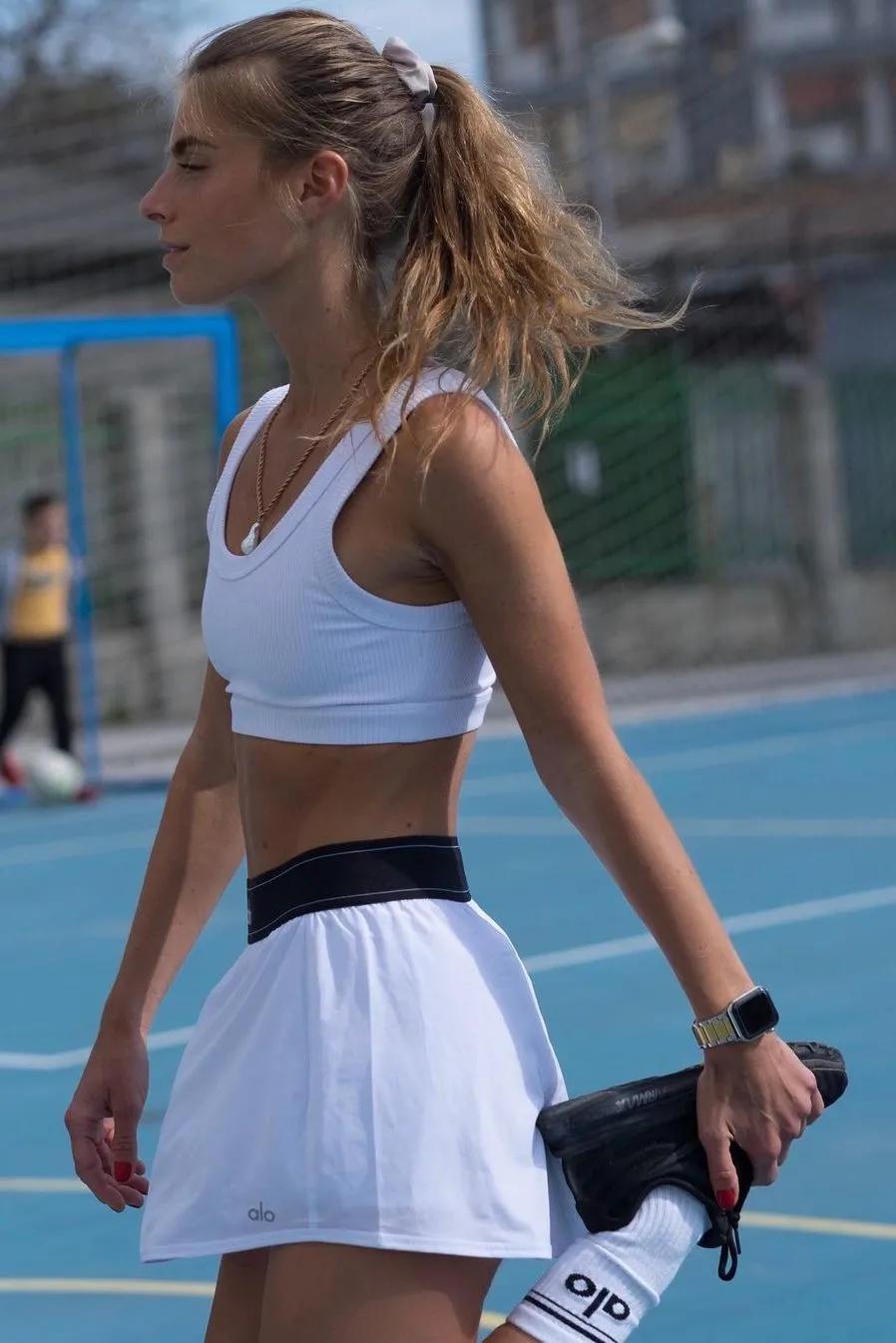 瑜伽网球服穿搭,瑜伽运动服款式