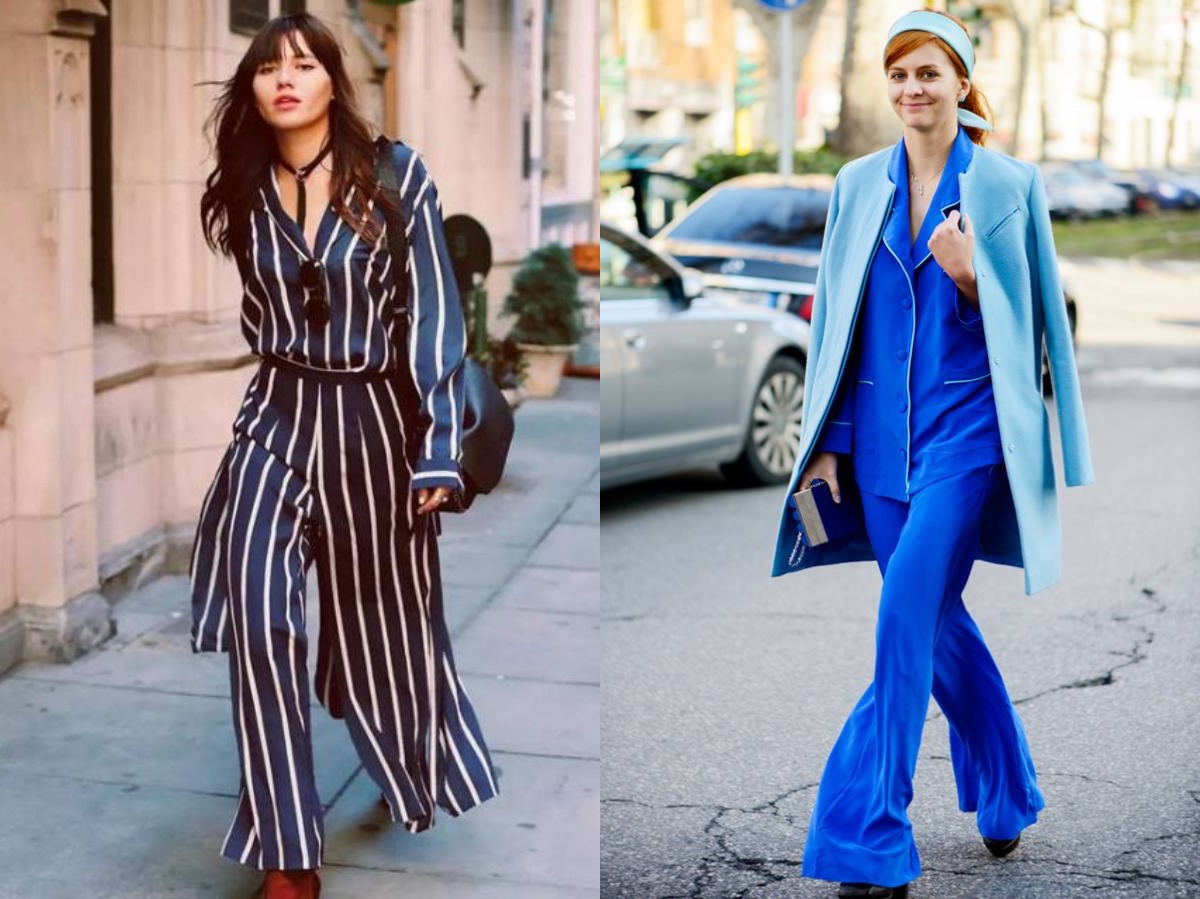 睡衣是很时髦的状态,原来睡衣也这么时尚