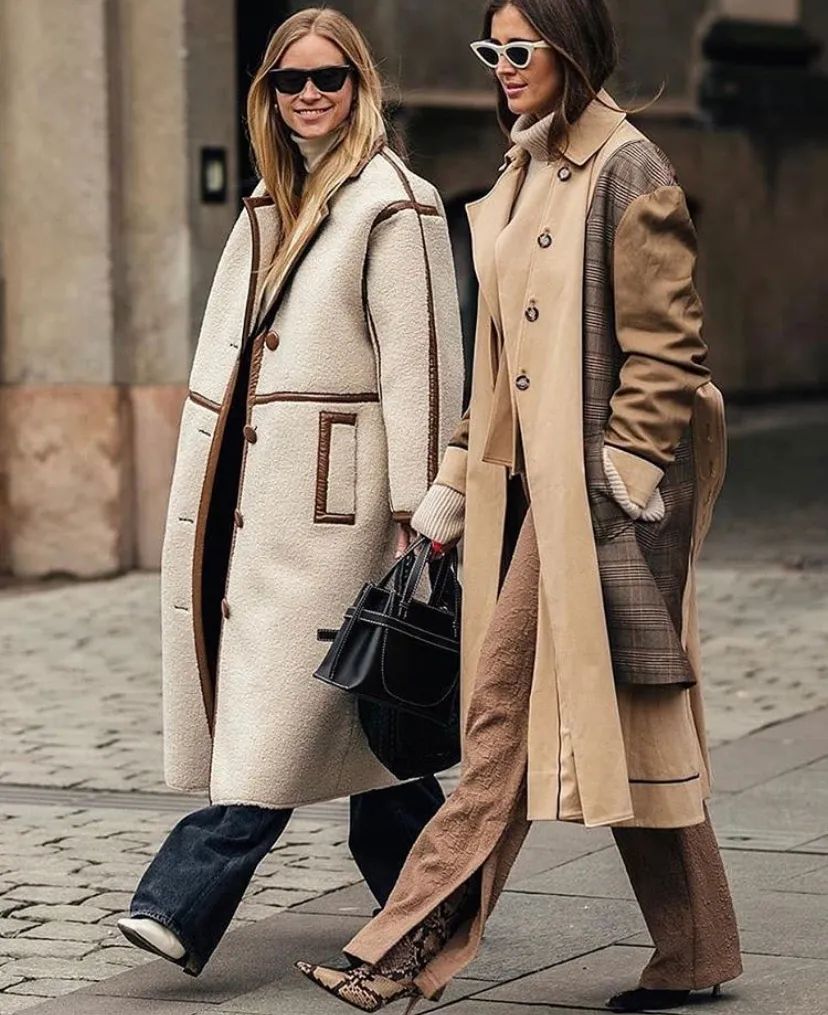 比大衣厚一点的外套,比羊羔毛细的绒外套