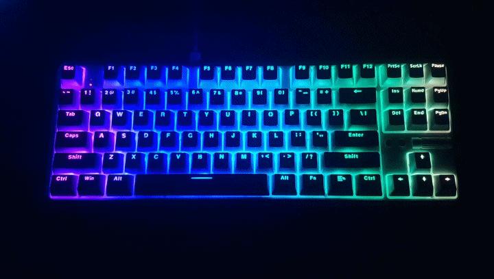 黑爵K870T机械键盘,ajazz黑爵k870tmacbook