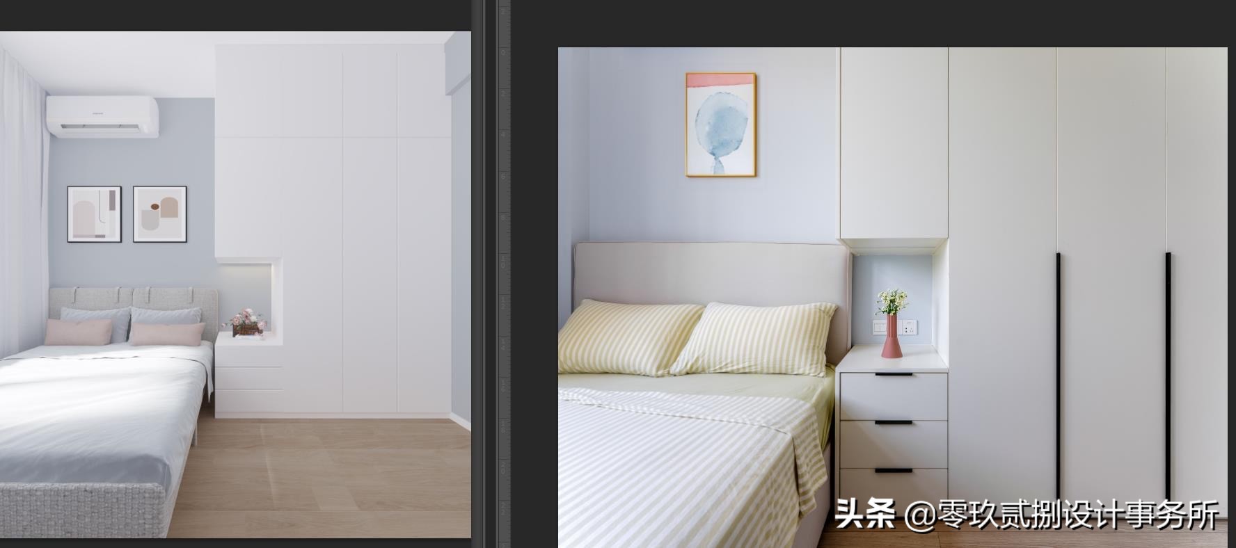 「零玖贰捌设计」65㎡“老破小”格局全改，变身阳光明媚小清新