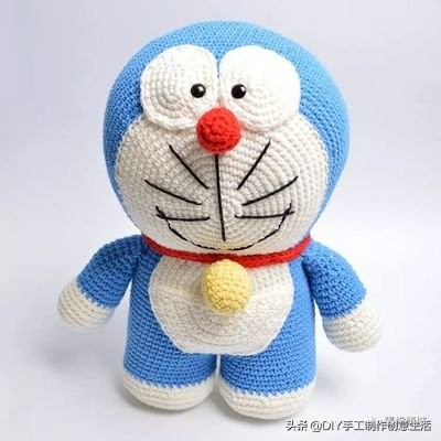 钩编的口金包零钱包：蓝胖子、叮当猫、机器猫，有详细教程