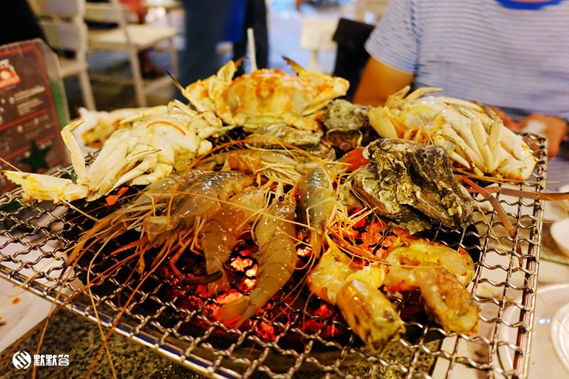 芭提雅海鲜之烤虾,泰国吃货吃虾