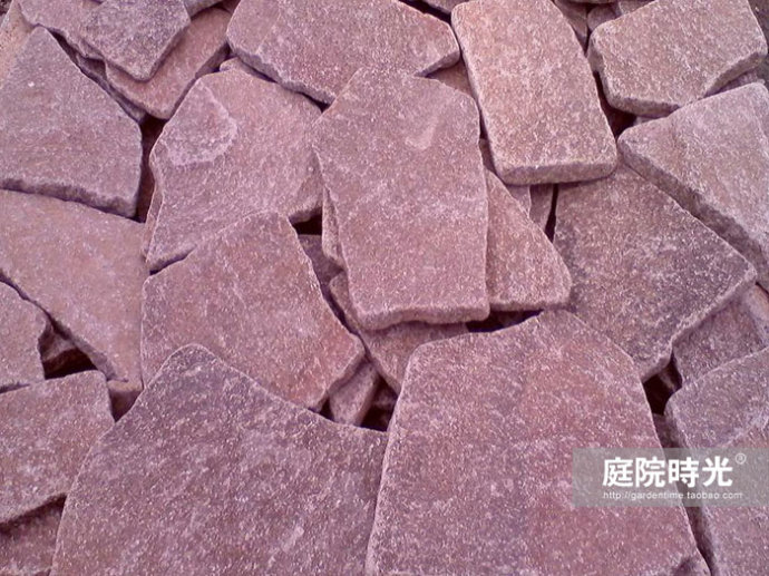 中式庭院古代老石板铺装,庭院铺装样式区域颜色搭配