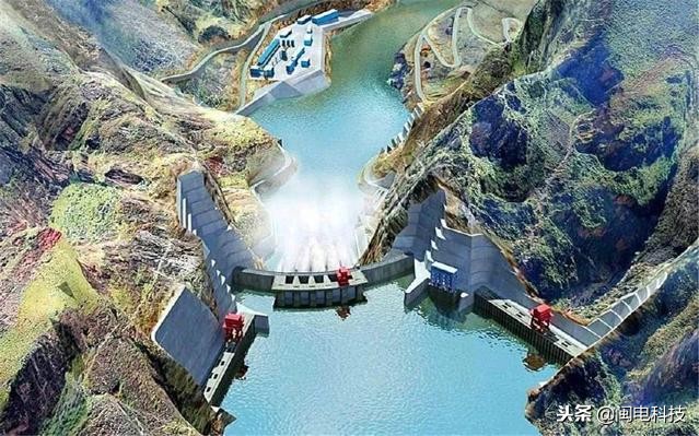 乌东德水电站大坝主体工程,乌东德大坝照片