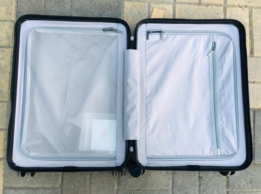 小米20寸行李箱能装多少东西,小米90分行李箱钛金灰20寸