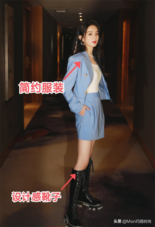 脚型不好穿什么靴子,高跟修饰脚型的长靴子