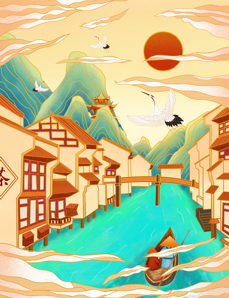 手绘国潮壁纸1920*1080,国潮壁纸图片保存