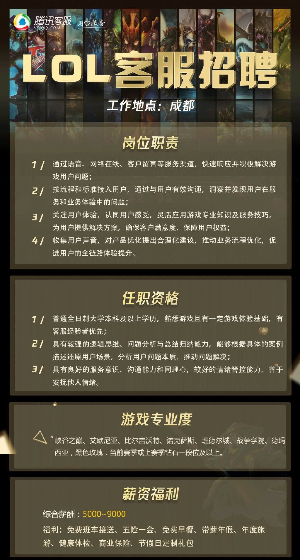 lol玩家应聘,lol职业战队招聘条件