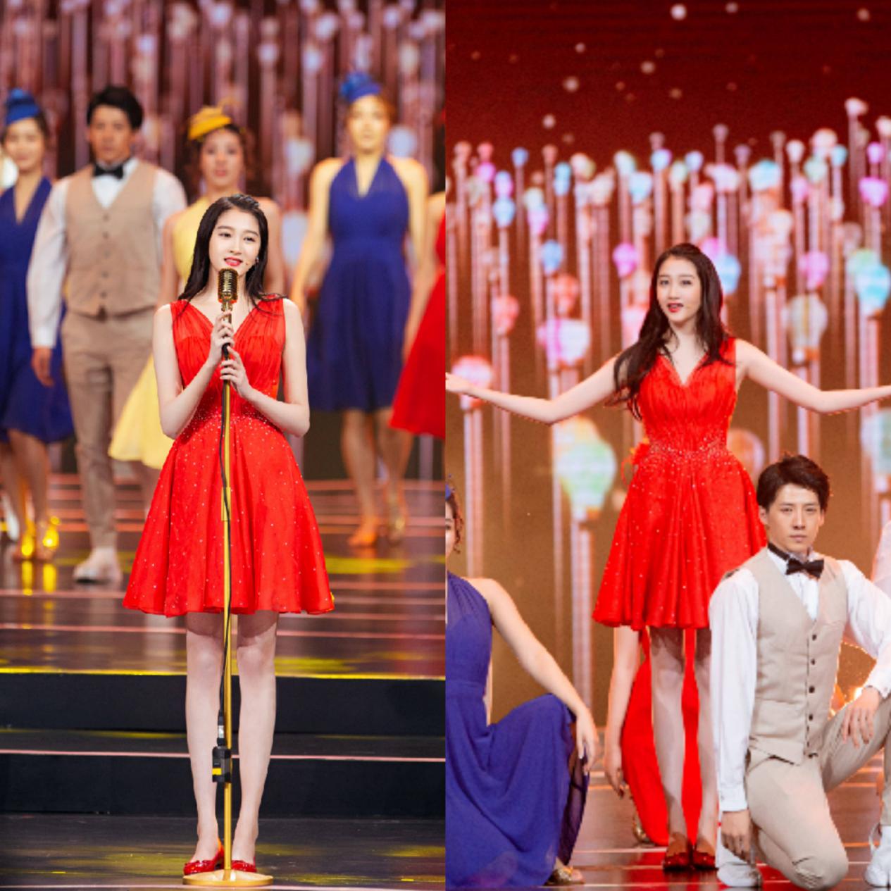 原来关晓彤也有傲人身材,关晓彤恋爱3年