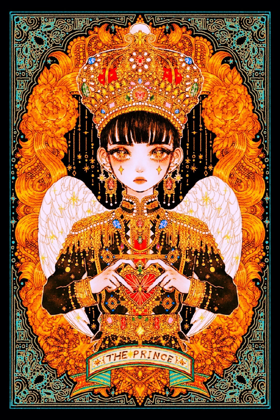 欧美著名插画师人物插画作品,韩国插画师华丽复古风作品