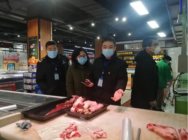 抗疫一线｜湖北荆州市监利县市场监管局食品安全监管专班抗疫剪影