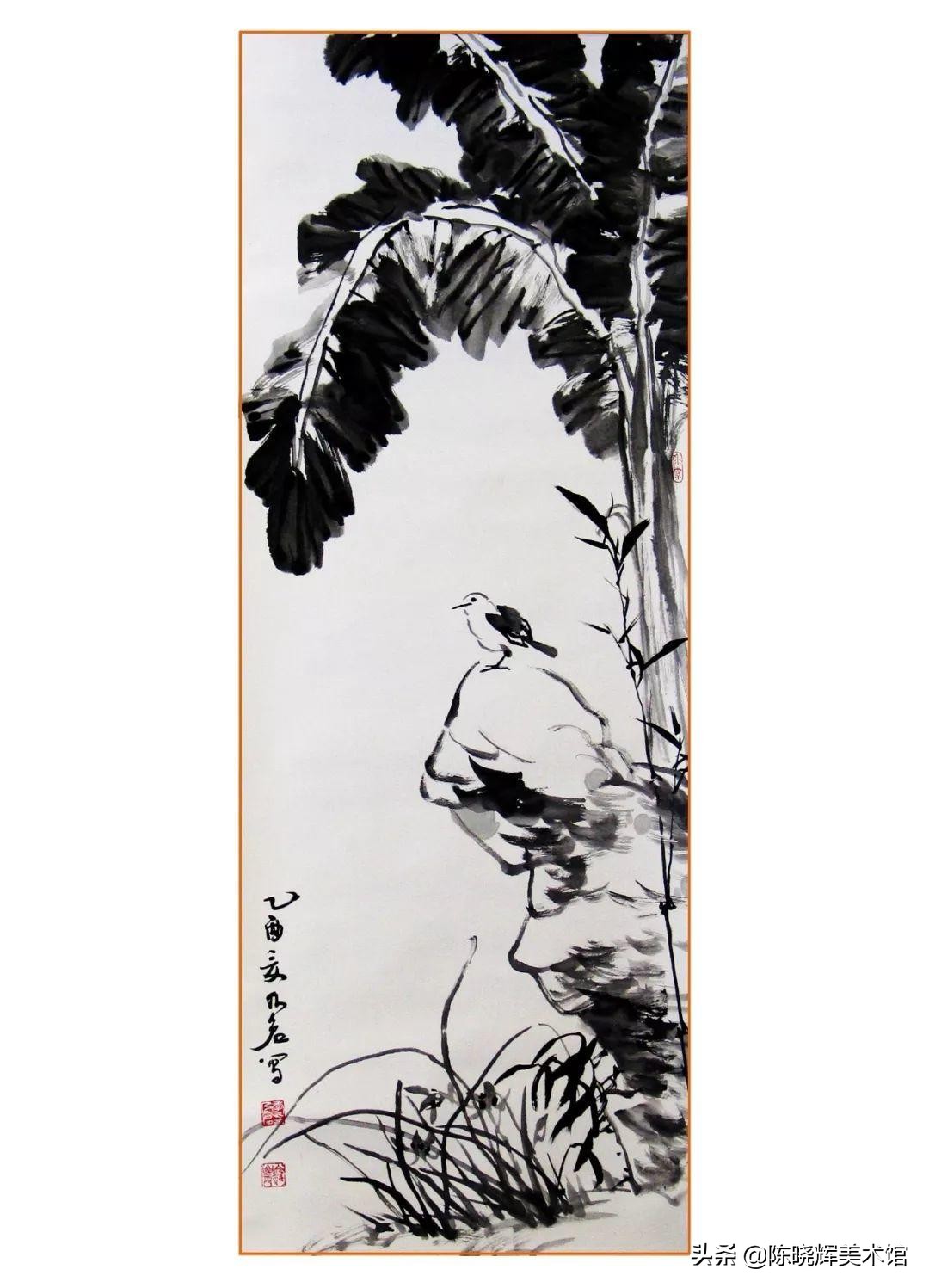 国画芭蕉教学设计,写意芭蕉的画法步骤